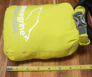 Peregrine Refuge 1 pack size | Trail Navigator