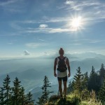 hiker on overlook | daily protein intake concerns